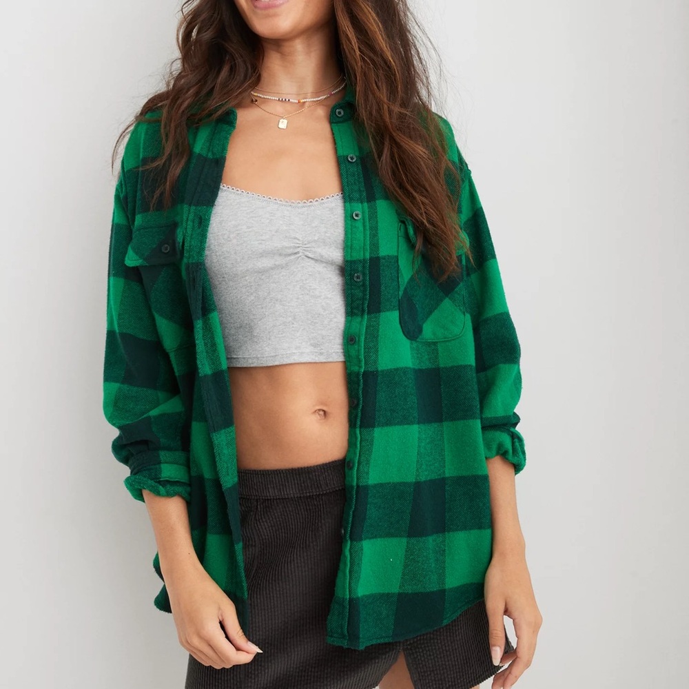 Aerie Lumber Jane Flannel, Button-Up Shirt